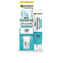 Fluido matinis anti-netobulum nematomas SPF50+ PURE ACTIVE BHA + NIACINAMIDAS 40 ml