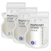 Momcozy kūdikių pieno laikymo maišeliai su temperatūros rodikliu 250ml, 60 vnt.