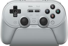 8Bitdo - Pro 3 Bluetooth Gamepad - Gray