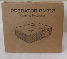 Acer PREDATOR GM712 Projector, DLP, 4K UHD, 4000lm, 20000/1, HDMI, Black | Acer PREDATOR GM712 | 4K UHD (3840 x 2160) | 3600 ANSI lumens | Black | USED