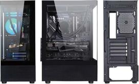 Golden Tiger Case|GOLDEN TIGER|Raider DK-6|MidiTower|Case product features Transparent panel|Not included|ATX|Colour Black|RAIDERDK6
