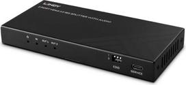 Lindy 2 Port HDMI 8K60 Splitter with Audio