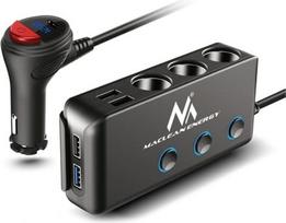 Maclean USB Car Charger 4xUSB Ports