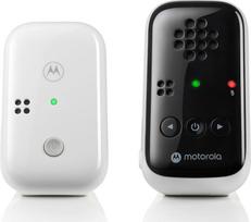 Motorola | Audio Baby Monitor | PIP10 | DECT Wireless Technology; High sensitivity microphone and crystal clear sound; Low Battery Alert; Mute/sound detection alert; Portable parent unit | White
