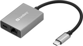 Sandberg 136-60 USB-C Gigabit Adapter PD100W