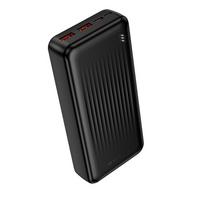 Borofone Power Bank 20000mAh BJ80A Clever – 2xUSB + Type C – QC 3.0 22,5W + PD 20W juodos spalvos