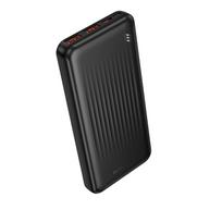 Borofone Power Bank 10000mAh BJ80 Clever – 2xUSB + Type C – QC 3.0 22,5W PD 20W juodos spalvos