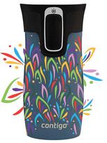 Termo puodelis „Contigo West Loop Mini 300 ml – Floresy (Mėlynas Metalinis)