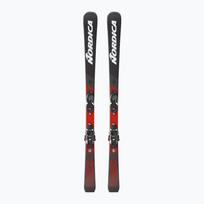 Vaikiškos kalnų slidės Nordica Doberman Combi Pro S + tvirtinimai J7.0 FDT anthracite/red