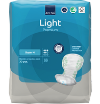 ABENA Light Super 4 urologiniai įklotai, 30 vnt.