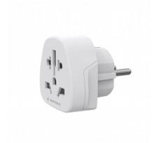 Gembird World to EU power adapter plug, 15 A | A-AC-EUMINTF | Travel adapter