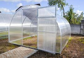 Šiltnamis 3x4 Agro Plius su 4 mm polikarbonato danga