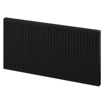 Mexen C11 plokščias radiatorius 500 x 1200 mm, šoninis prijungimas, 956 W, juodas - W411-050-120-70
