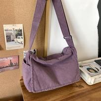 Women's Large Canvas Crossbody Bag: Retro Japanese Style, Versatile Backpack for College Students juoda