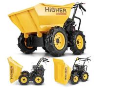 Savaeigis karutis su 4x4 pavara, 6,5 AG LONCIN varikliu, 400 kg keliamoji galia, 240/350 l talpa, HIGHER HP-09615