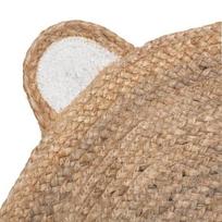 Vaikų kilimas "Meškiukas" - džutas D100 cm - Bežinis - Atmosphera interjero kūrėjas