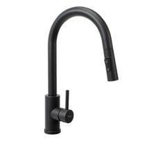 REA-B9147 - Virtuvinis maišytuvas su ištraukiamu purkštuku FRESH 39,5 cm matinė juoda