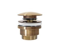 REA-A8110 - Praustuvo CLICK-CLACK išleidimo vožtuvas, Ø 6,4 cm, aukso spalvos