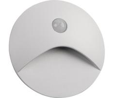 Kanlux 39123 - LED laiptų šviestuvas su jutikliu EXIN 2,5W/230V 3000K IP65, baltas, apvalus