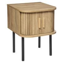 Naktinis staliukas - ATMOSPHERA - Colva - 2 stumdomos durys - MDF ir E1 medžio pluošto drožlių plokštės