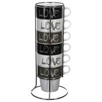 Secret de Gourmet kavos puodelių rinkinys Love, 260 ml, 6 vnt.