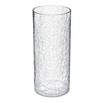 Stiklo vaza, matinio stiklo efektas, 30 cm