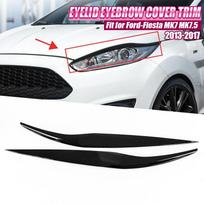 1 pora automobilio priekinio žibinto antakių dangtelis, apdailos juostelė Ford Fiesta MK7 MK7.5 2013-2017