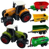 WOOPIE Mini Farmer Traktoriai su Priekabomis