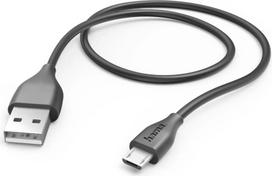 Hama 00173610 Charging/Data Cable, Micro-USB 1.4m Black