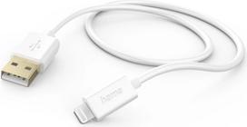 Hama 00201581 Charging Cable, USB-A - Lightning 1.5m white