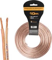 Libox Kabel głośnikowy 2x1,50mm LB0008-10 audio cable 10 m Transparent