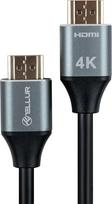 Tellur High Speed HDMI 2.0 cable, 4K 18Gbps plug-plug Ethernet gold-plated 5m black