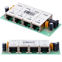 Extralink 4 Port | PoE Injector | 4x 100Mb/s RJ45, Uncased