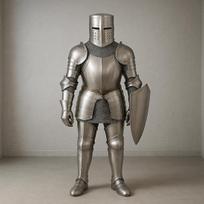 Pilnas Viduramžių Riterio Šarvų Kostiumas Dėvimas Plieno Šarvas su Šalmu, Skydu, Pirštinėmis, Cosplay ir Kolekcininkų Rinkinys