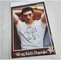 Hyunjin Stray Kids Plakatų Rinkinys 10 vnt. A4 – Aukštos Kokybės K-Pop Prekės 1 set