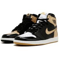 Air Jordan 1 Retro High OG NRG Gold Top 3 Vyriški kedai Juodi Juodi-Metaliniai-Auksiniai 861428-001 44.5