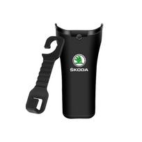 Automobilio laikymo dėžutė Skėčio Šiukšlių organizatorius Kibiras Skoda Octavia 1 2 3 A4 A5 MK2 Kodiaq Superb 3 Rapid Fabia 1 Automobilio stilius juoda