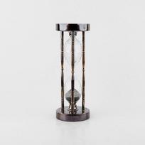Handmade Brass Nautical Sand Timer with Working Double-Sided Compass Maritime Hourglass and Decorative Solid Brass Sand Clock