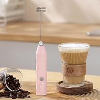 Belaidis elektrinis rankinis pieno putų plakiklis & kiaušinių plakiklis Electric Mixer balta