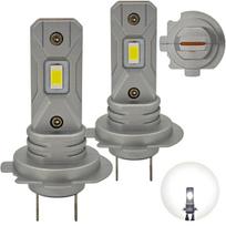 2 vnt H7 LED lemputė 9V-30V CANBUS 5000lm stipri balta šviesa Off-Road