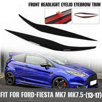 1 pora automobilio priekinio žibinto antakių dangtelis, apdailos juostelė Ford Fiesta MK7 MK7.5 2013-2017