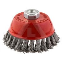 Metalinis šepetys su nerūdyjančia viela 100 mm x M14 57H583