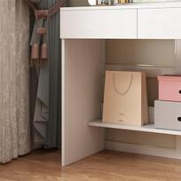 Makiažo staliukas su LED veidrodžiu, modernus glamūrinis loft stilius