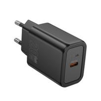 „Hoco N60 Gentle“ vieno prievado PD20W įkroviklis (ES), juodas