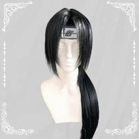 Anime Uchiha Itachi Cosplay perukas Itachi Uchiha ilgas tiesus juodas karščiui atsparus sintetiniai plaukai 2025 as the picture-One Size