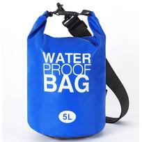 Cross-border Outdoor Waterproof Bag for Camping, Beach, Mountaineering, and Cycling: Portable Water Storage Bucket 2L no strap tamsiai mėlyna spalva
