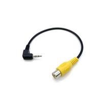 Automobilinės navigacijos vaizdo kabelis GPS kameros konvertavimo kabelis RCA į 2,5 mm AV keitiklio kabelis Atbulinės eigos parkavimo vaizdas į Auto DVR