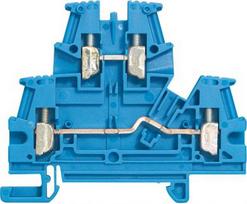 Terminal block Viking 3 - screw - 2 connect on 2 levels - pitch 5 - blue 037107 | 3245060371074