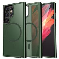 Suitable for Samsung S25Edge Magnetic Phone Case S24ultra Magnetic Skin Absorbing Mobile Phone Case S23Plus High End Samsung S25 Edge