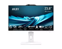 Monoblock PC|MSI|PRO|AP241P 14M|Business|All in One|CPU Core i7|i7-14700|2100 MHz|Screen 23.8"|RAM 16GB|DDR5|5600 MHz|SSD 1TB|Graphics card Intel UHD Graphics|Integrated|Windows 11 Pro|Colour White|PROAP242P14M-859EU
